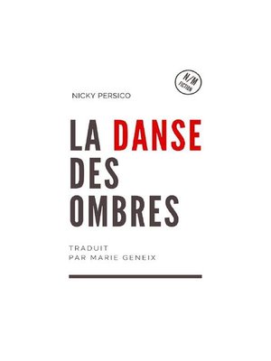 cover image of La Danse Des Ombres